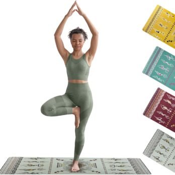 Suede Yoga Mat 27″x72″