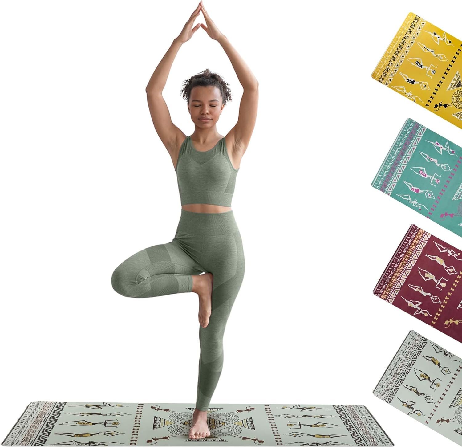 Suede Yoga Mat 27″x72″