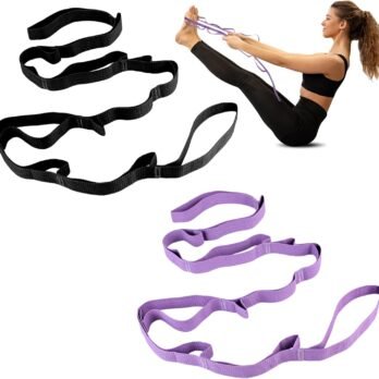 Yoga Stretch Bands with 10 Loops (2-Pack)