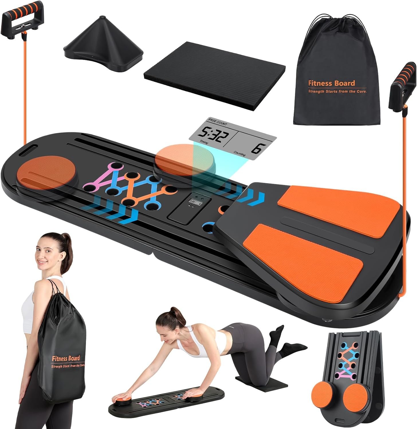 VBZP Portable Pilates Reformer Board